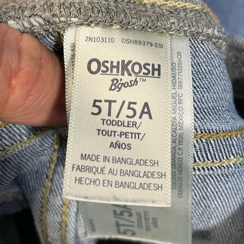 5 for $25🔥Osh Kosh B'Gosh Medium Washed Elastic‎ Waist Jeans 5T